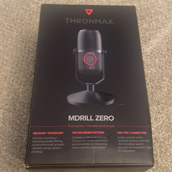 Thronmax MDrill Zero Plus USB Microphone, Jet Black - Picture 4 of 4